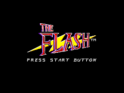 Flash, The (Europe) Title Screen